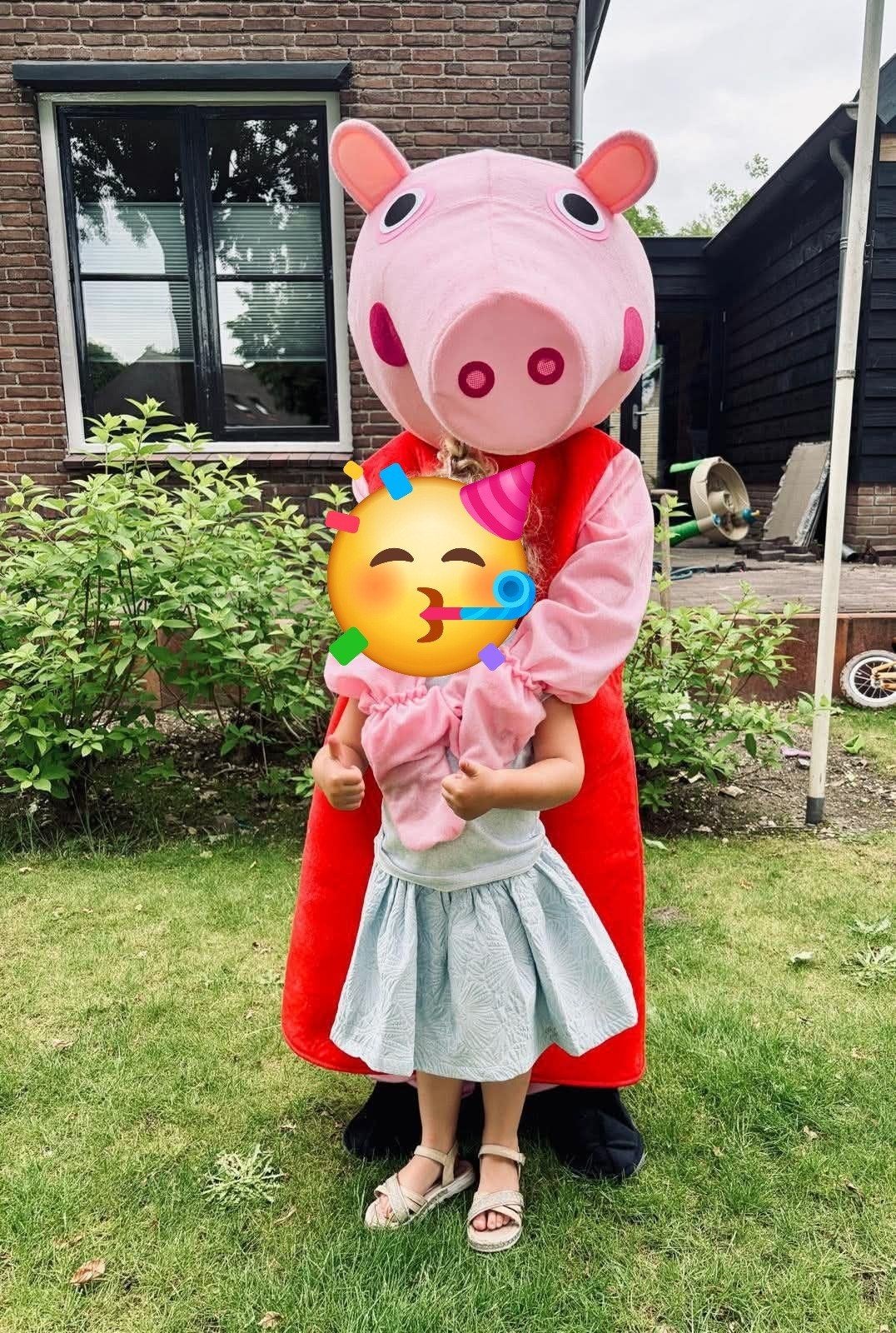 Peppa pig mascotte te huur, Ophalen, Zo goed als nieuw, Overige