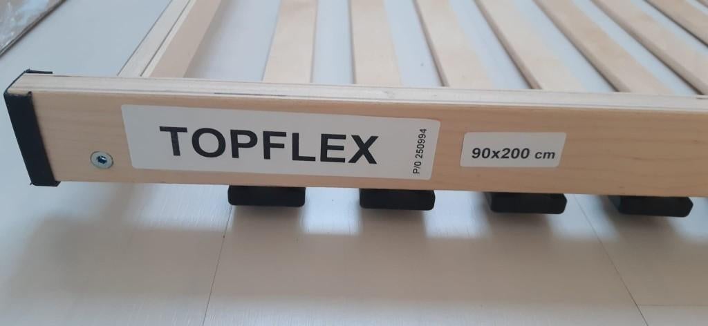 Lattenbodem, Ophalen, 90 cm, Eenpersoons, Zo goed als nieuw