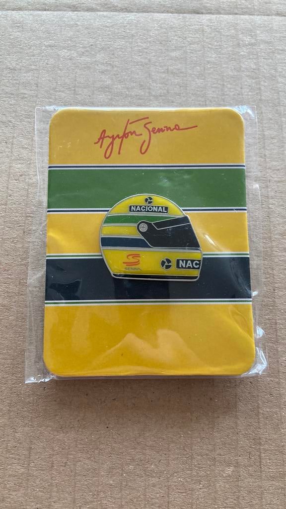 Ayrton Senna pin, Verzamelen, Automerken, Motoren en Formule 1, Ophalen of Verzenden, Nieuw, Auto's