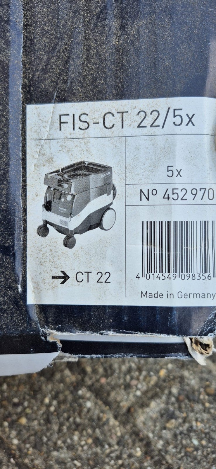 Festool FIS-CT 22/5x Stofzakken (5 stuks) voor CT 22, Stofzak, Overige merken, Nieuw, Ophalen of Verzenden