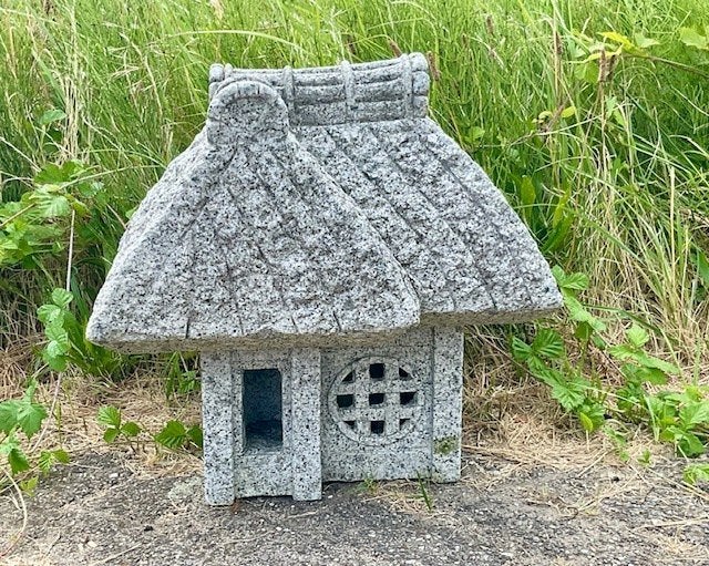 Kusaya tuinornament - Japanse granieten tuinlantaarn # 371, Steen, Gebruikt, Overige typen, Kusaya Ishidoro