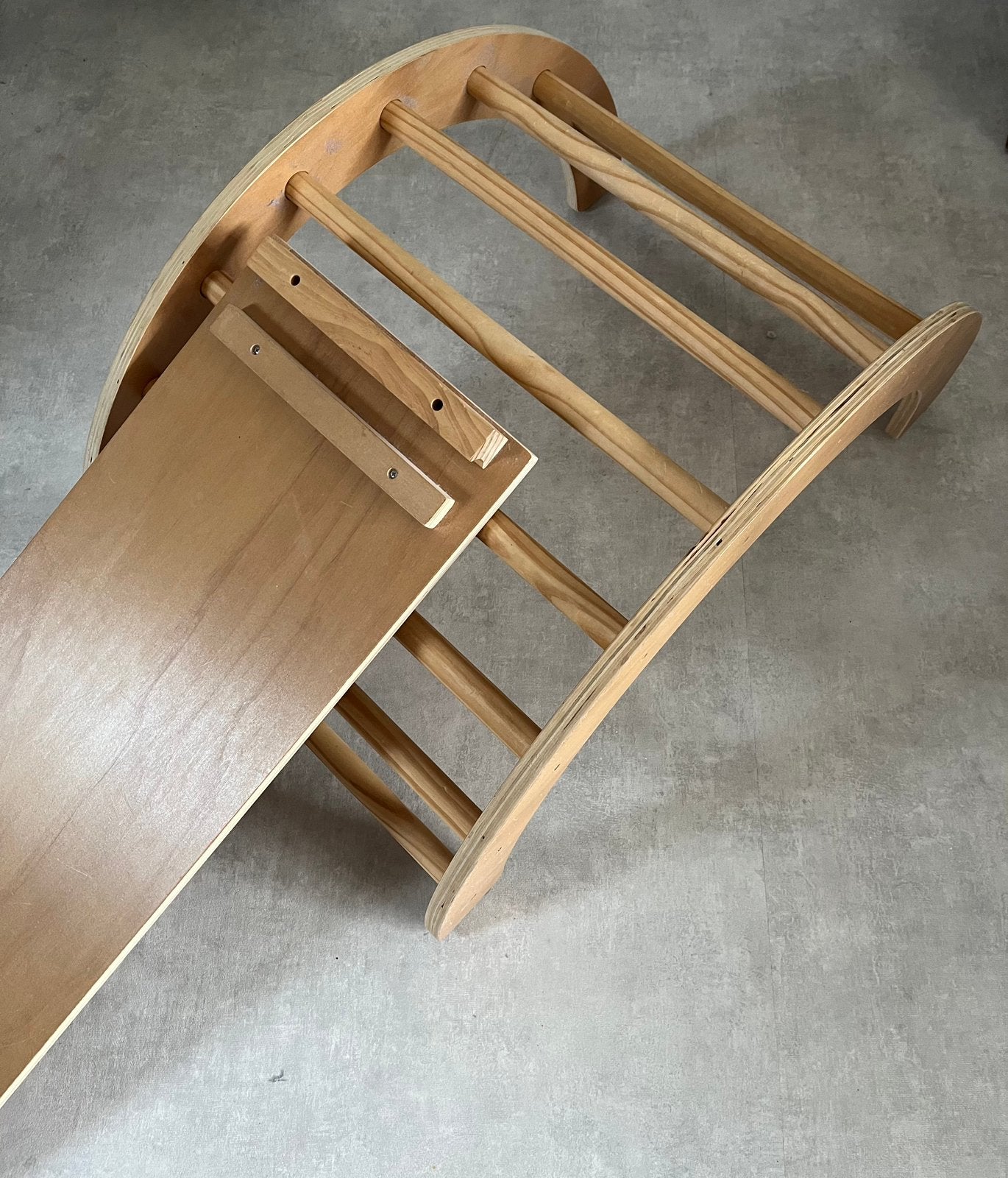 Klimboog set, Ophalen