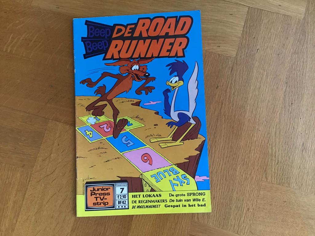 Beep Beep De Road Runner Stripboek - Junior Press TV-strip, Eén stripboek, Ophalen of Verzenden, Gelezen