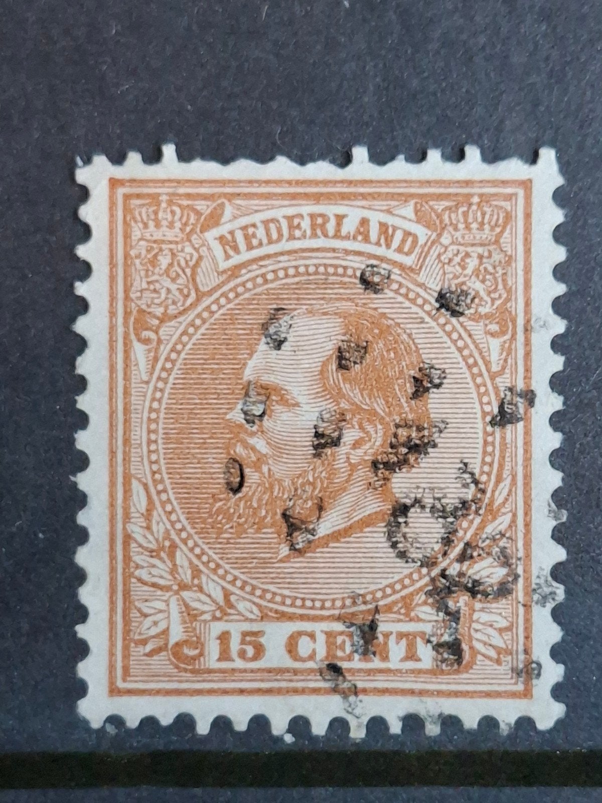 Puntstempel zegel nr 132 Zierikzee nvph nr 23, Postzegels en Munten, Ophalen of Verzenden