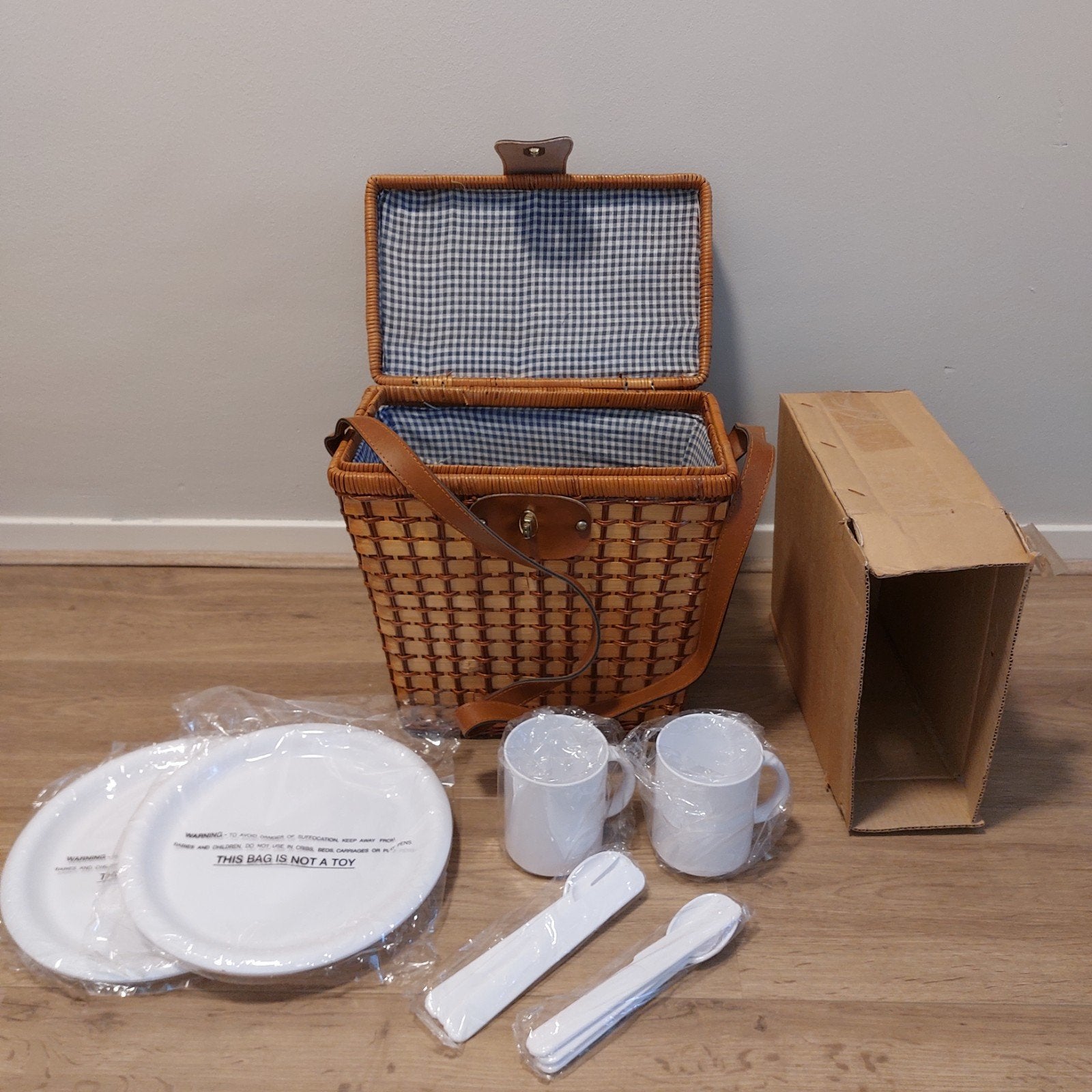 NIEUW picknickmand, Ophalen of Verzenden, Nieuw