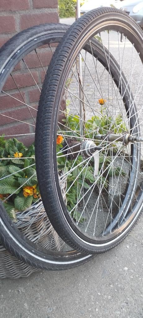 Wiel fiets, Fietsen en Brommers, Fietsonderdelen, Ophalen, Gebruikt, Racefiets, Wiel