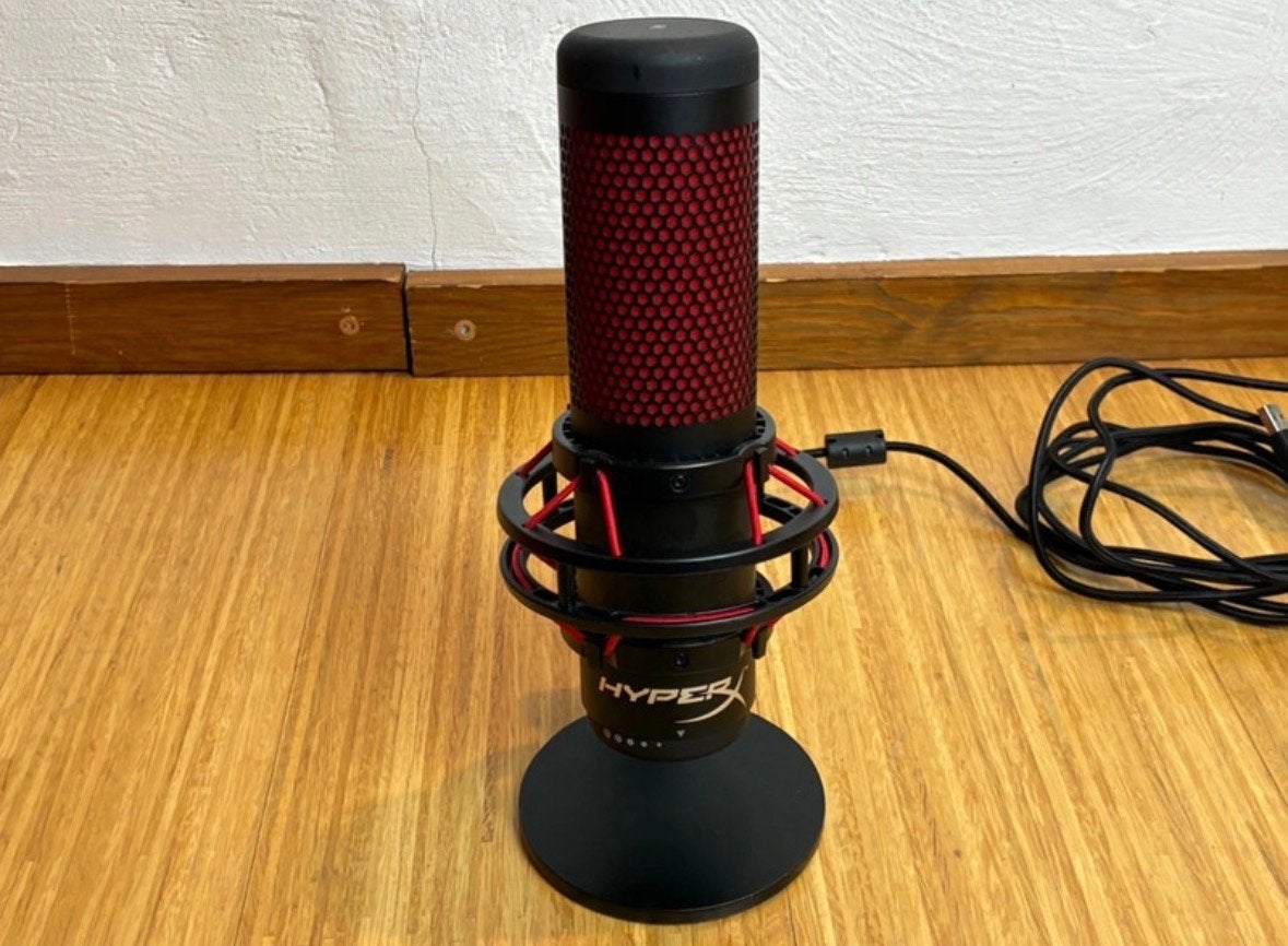 HyperX QuadCast Microfoon met doos - Zo goed als nieuw, Ophalen of Verzenden, Zo goed als nieuw, Studiomicrofoon