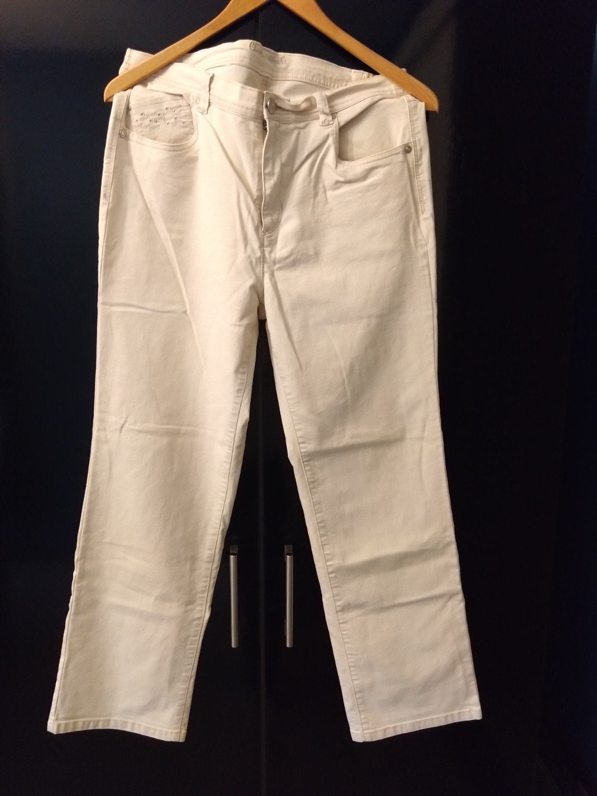 Charles Vögele Sonja beige broek maat 42/44 (L), Beige, Maat 42/44 (L), Ophalen of Verzenden, Lang