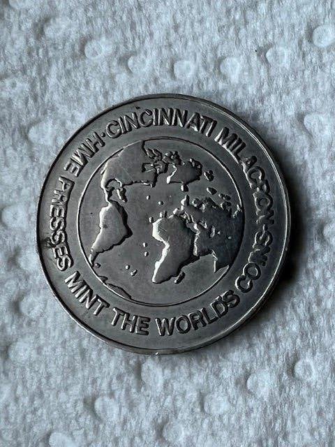 Mach 80 CINCINNATI MILACRON HME PRESSES MINT DE MUNTEN, Postzegels en Munten, Ophalen of Verzenden, Overige materialen