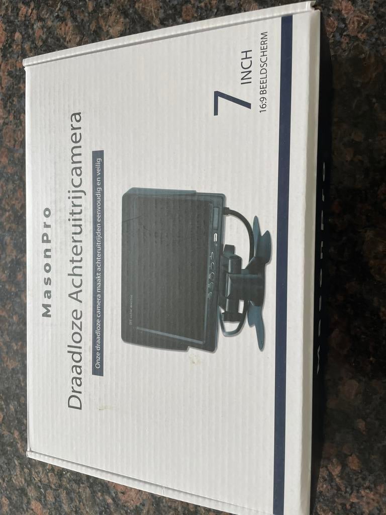 Achteruitkijk camera met 7inch kleurenscherm, Ophalen of Verzenden, Draadloos, Nieuw