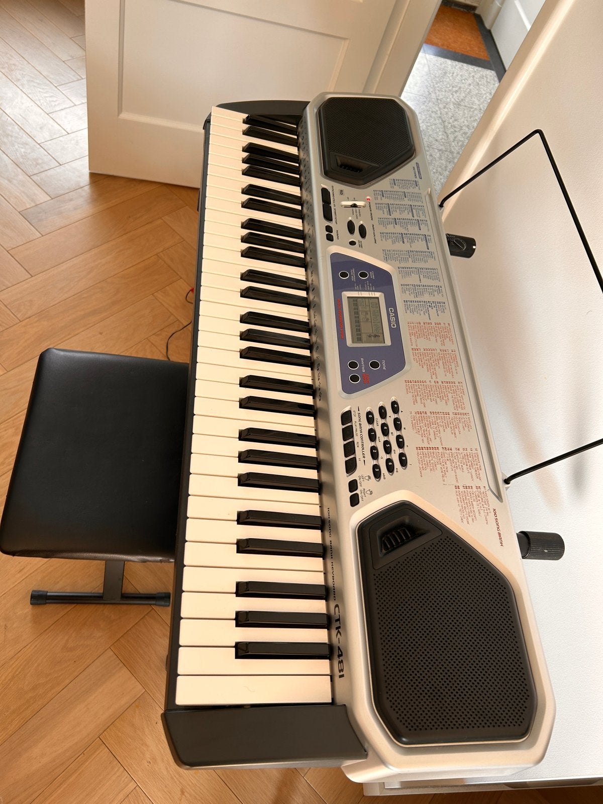 Casio CTK-481 Keyboard, Ophalen, Casio, Met standaard, 61 toetsen
