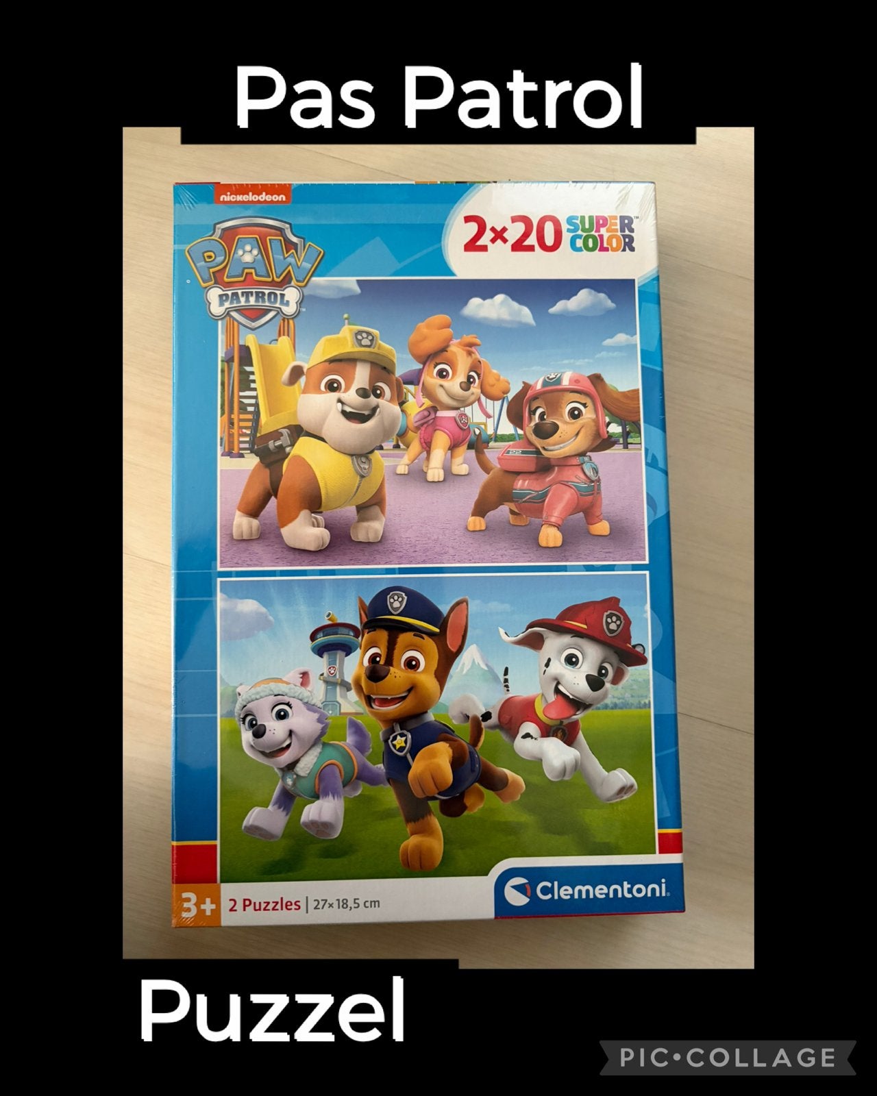 Paw Patrol Puzzel 2x20 stukjes Clementoni nieuw, Ophalen of Verzenden, 10 tot 50 stukjes, Nieuw, 2 tot 4 jaar