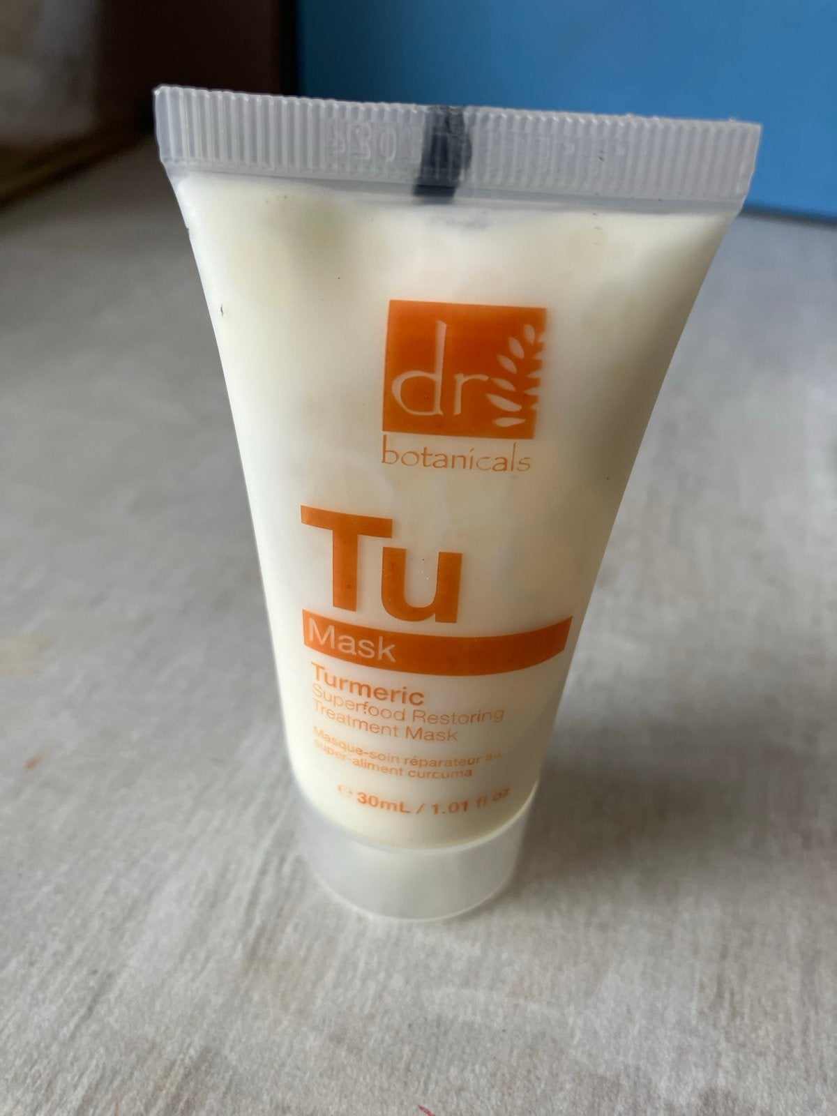 Dr Botanicals Turmeric Superfood Herstellend Masker, Ophalen of Verzenden, Nieuw, Gehele gezicht, Verzorging