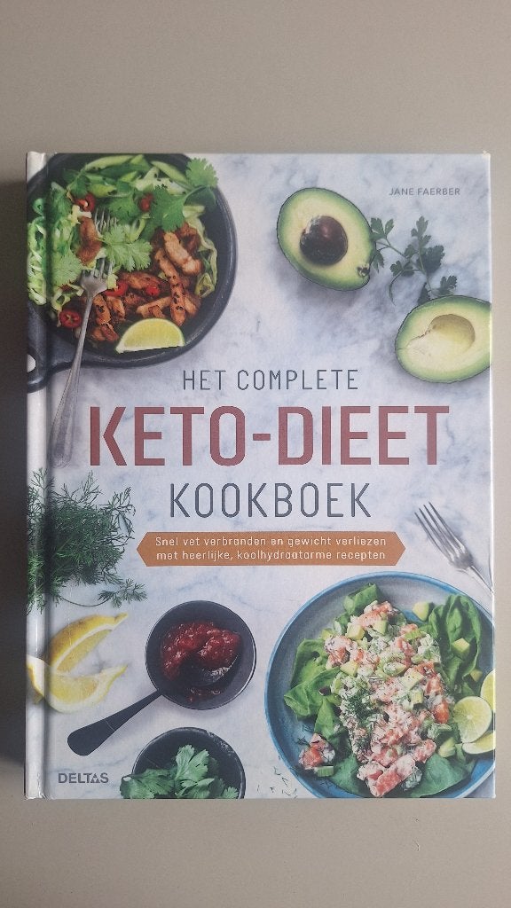 Het complete KETO-DIEET kookboek zgan, Jane Faerber, Zo goed als nieuw, Europa, Gezond koken