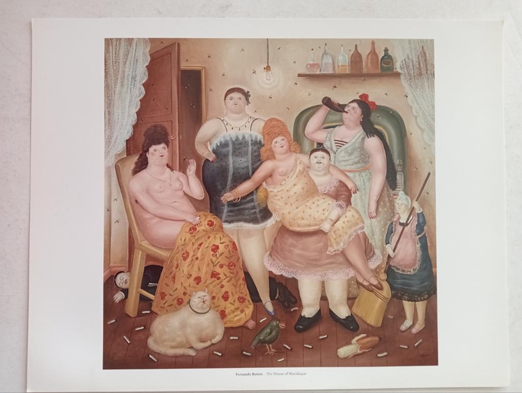 Fernando Botero print naakt erotiek, Ophalen of Verzenden