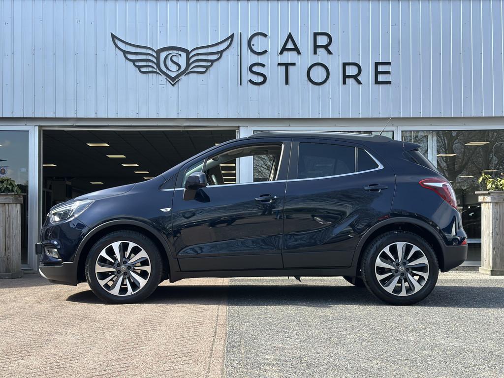 Opel Mokka X 1.4 Turbo 120 Jaar Edition |CARPLAY|CRUISE|CAME, Auto's, Opel, Voorwielaandrijving, Gebruikt, Euro 6, Blauw