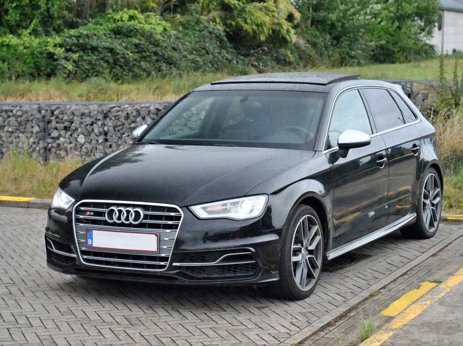 Audi S3 2.0 Tfsi 221KW Sportback Quattro 2014 Zwart, Auto's, Automaat, S3, 4 cilinders, 1984 cc