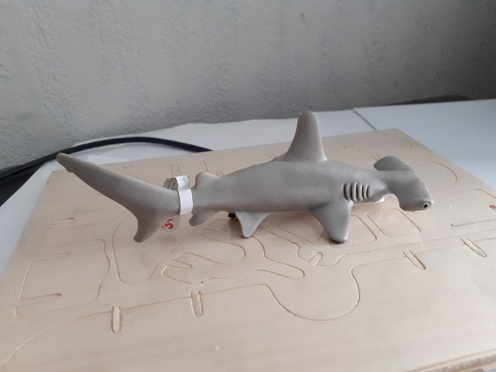 Schleich hamerhaai, dierfiguur special, Verzenden, Zo goed als nieuw, Wild dier, Beeldje of Figuurtje