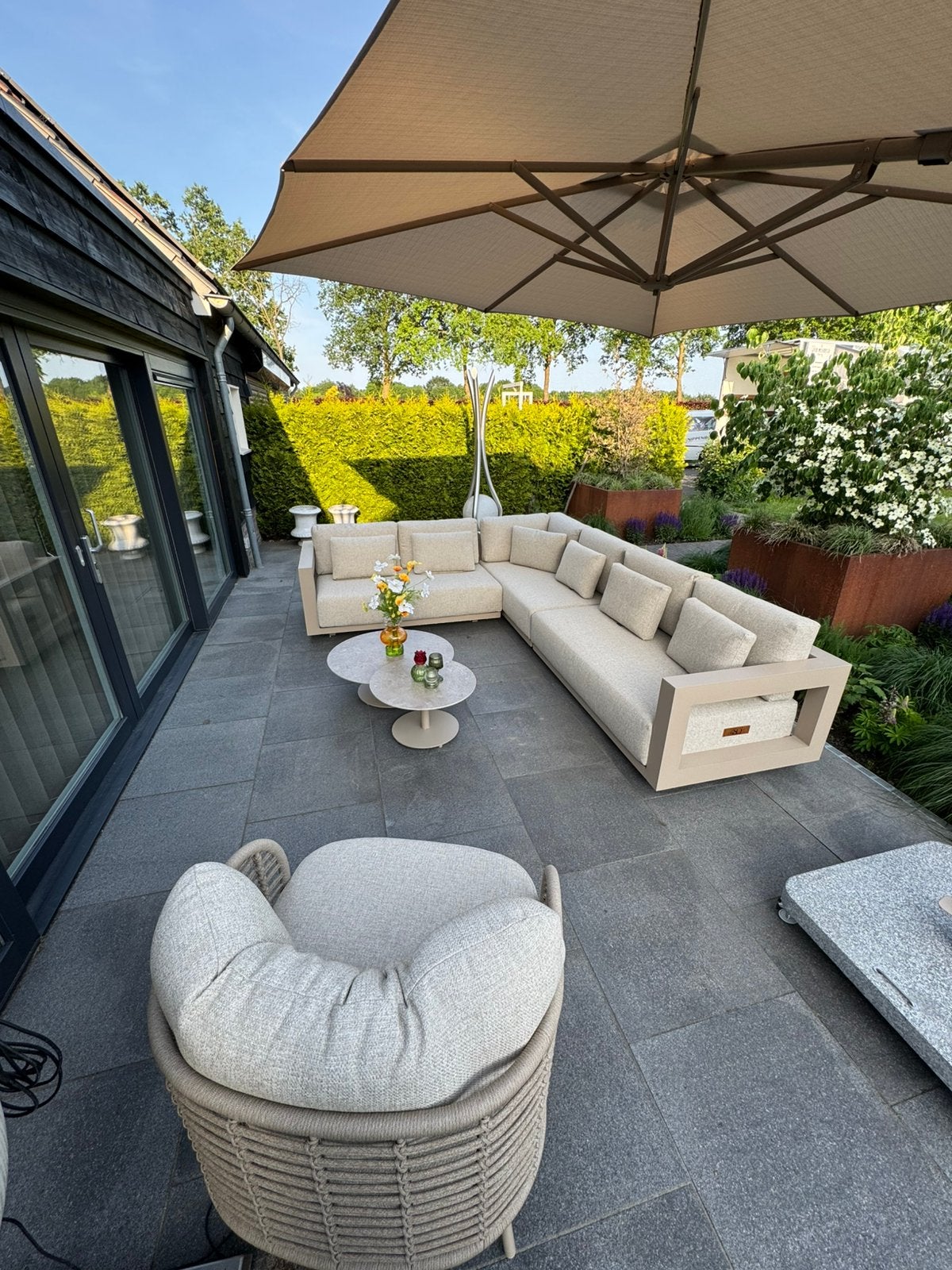 Actie model Metropolitan loungeset 4 Seasons outdoor, Tuin en Terras, Ophalen of Verzenden, Gebruikt