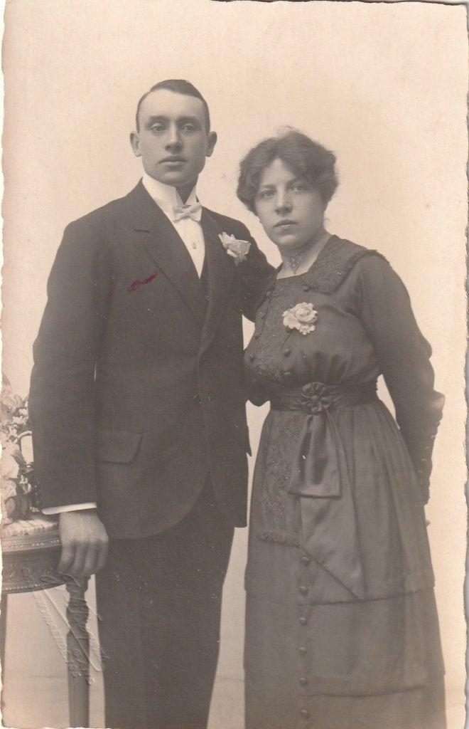 foto kaart  -   koppel, Verzenden, Voor 1940, Zo goed als nieuw