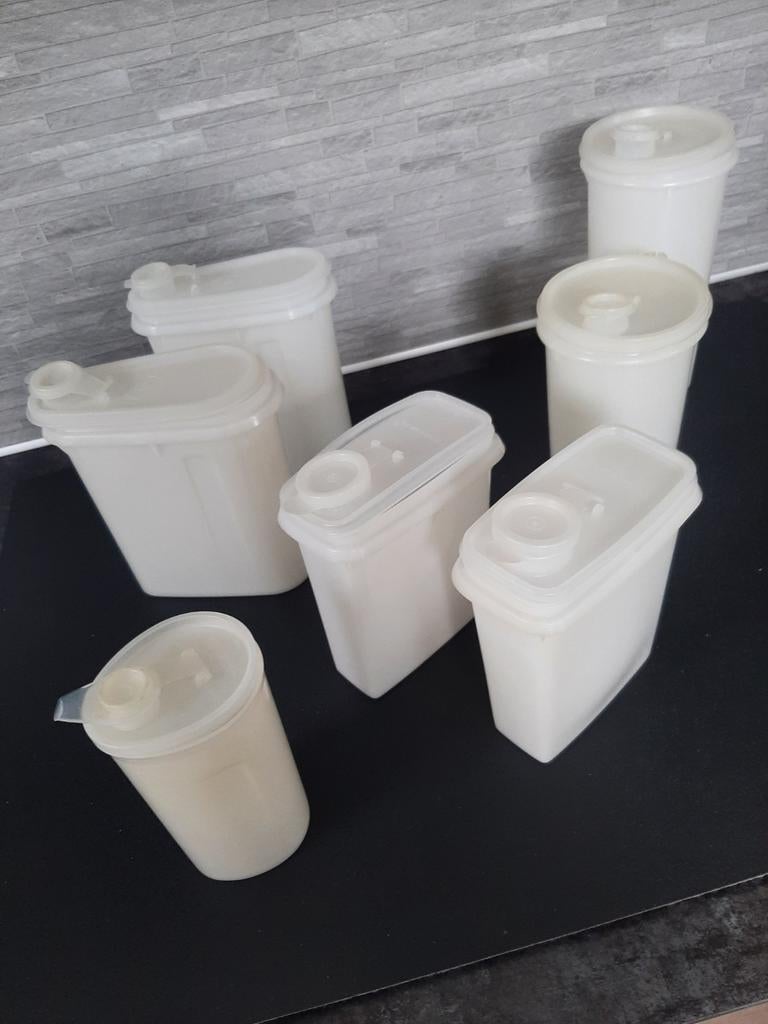 Tupperware voorraadbussen bewaarbussen strooibussen VA.PRIJS, Ophalen of Verzenden