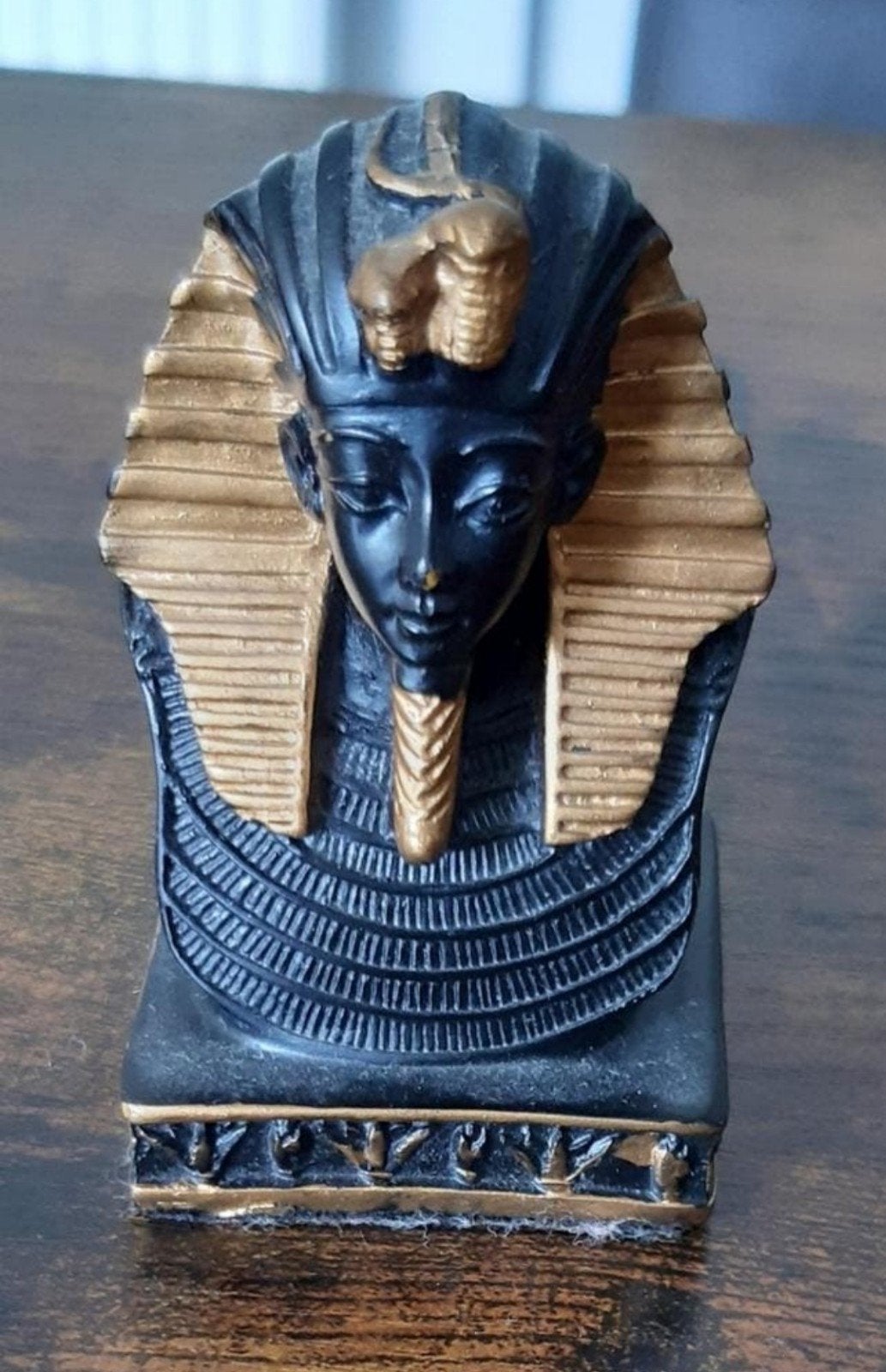 Gedetailleerd beeldje Farao Toetanchamon - 7cm, Verzamelen, Beelden en Beeldjes, Ophalen of Verzenden, Zo goed als nieuw