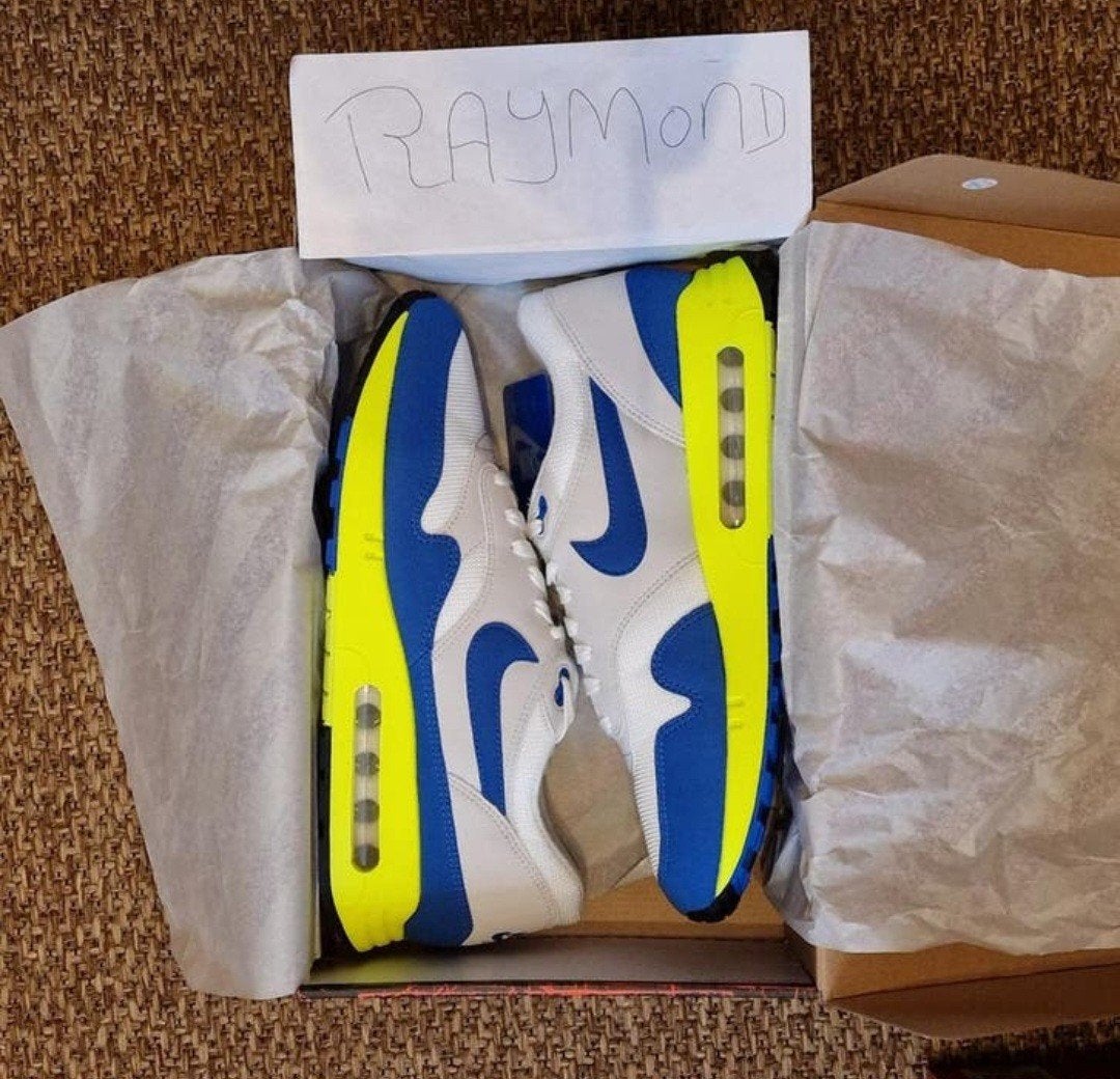 Nike air max 1 Big Bubble Royal 3.26 Maat 46 DS, Nike air max, Blauw, Nieuw, Ophalen of Verzenden