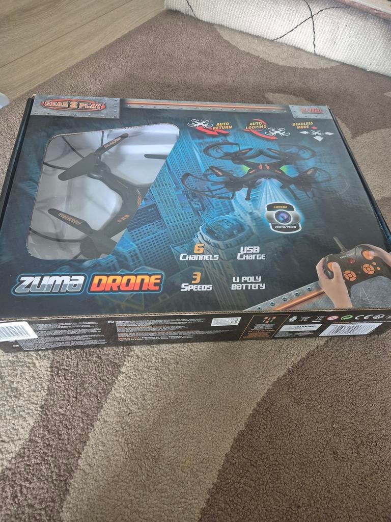 Zuma Drone met 6 kanalen en 3 snelheden, Ophalen, Zuma, Minder dan 100 meter, Speelgoeddrone