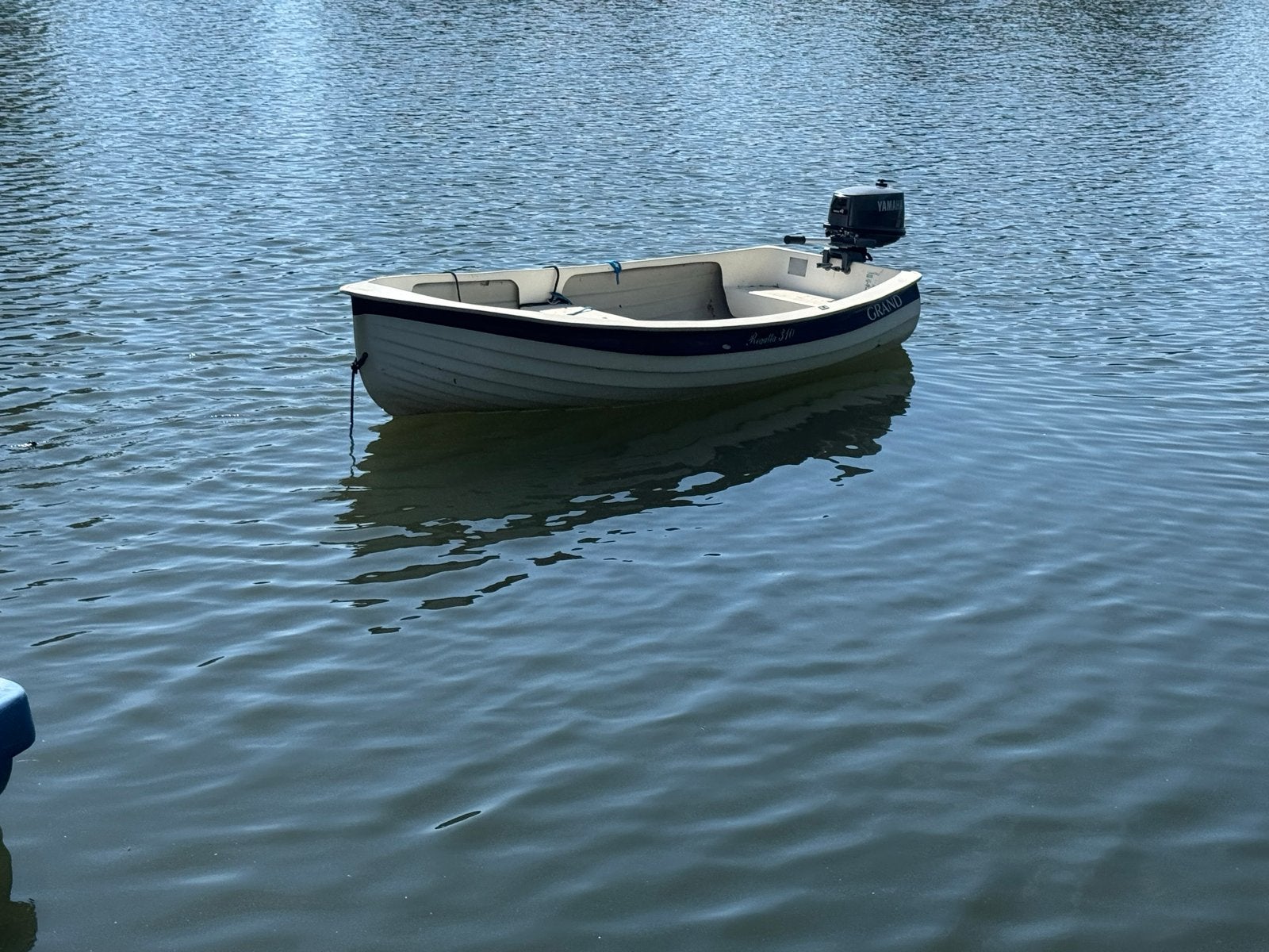 Grand Rivella 310 met 4pk Yamaha buitenboordmotor en trailer, Ophalen, Gebruikt