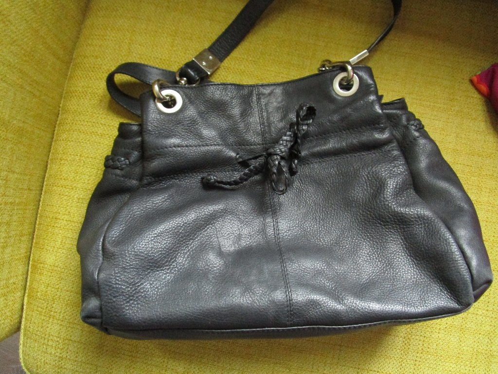 Leren Arma tas nieuwstaat 40 bij 27 cm, Verzenden, Zo goed als nieuw, Zwart, Overige merken