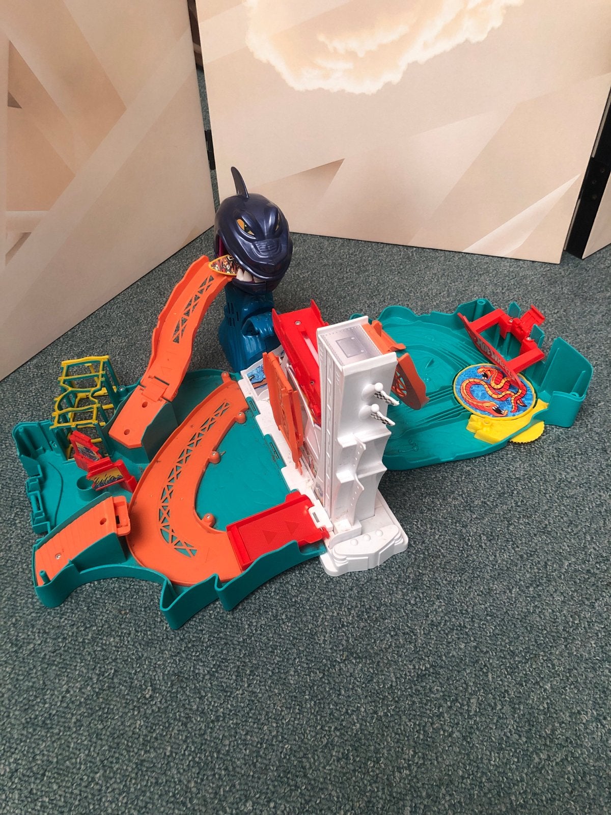 Hot Wheels Shark Attack Racebaan - Zo goed als nieuw, Racebaan, Ophalen of Verzenden, Zo goed als nieuw, Hot Wheels