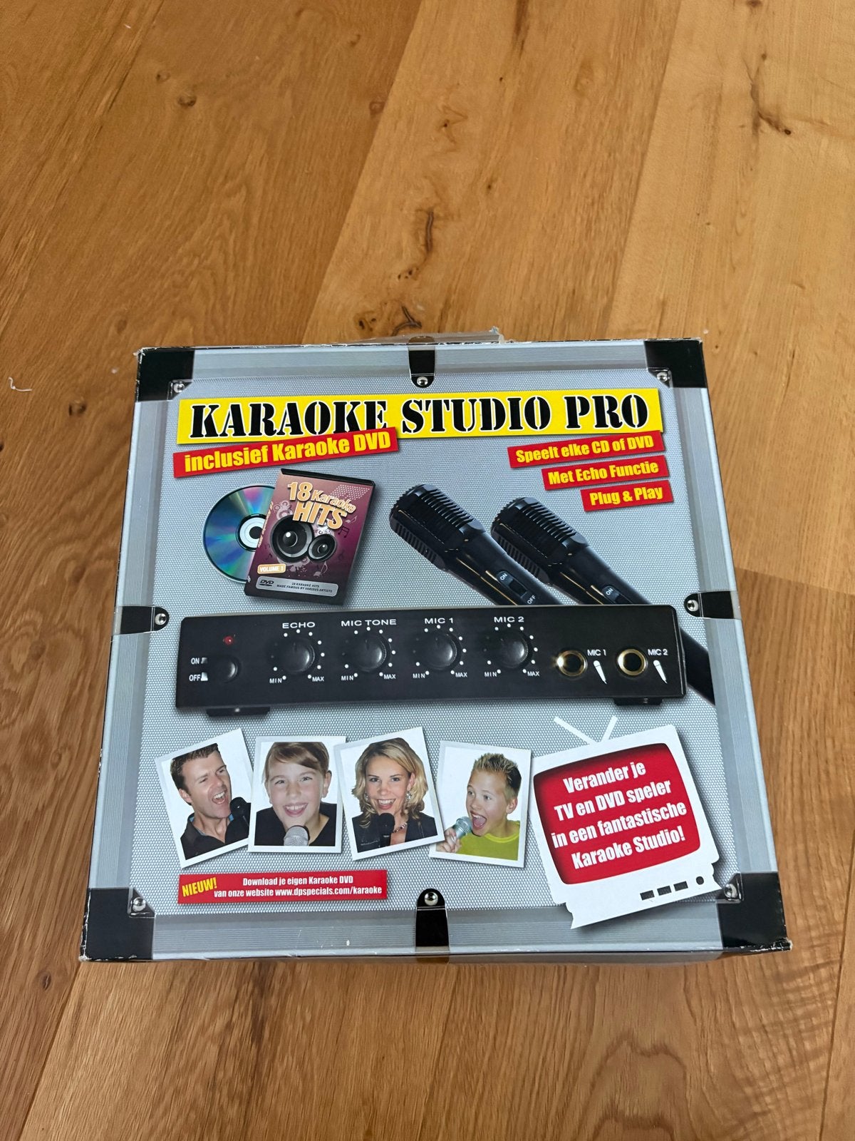 Karaoke Studio Pro met DVD en microfoons, Ophalen, Nieuw, Complete set