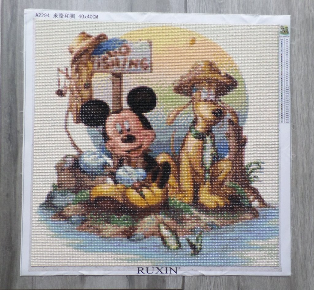 Diamond Painting Disney Mickey Mouse, Ophalen of Verzenden, Mickey Mouse, Zo goed als nieuw, Overige typen