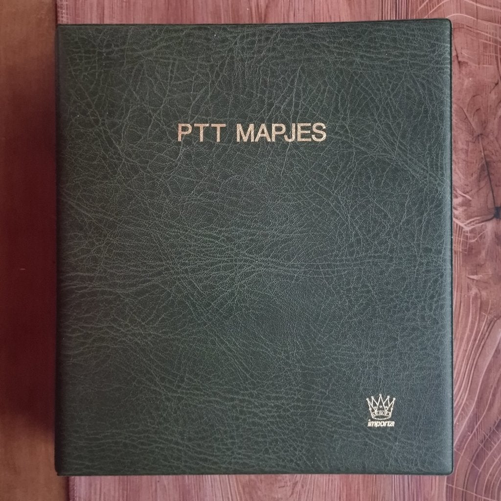 PTT Mapjes Verzamelalbum met 24 insteekvellen, Postzegels en Munten, Postzegels | Toebehoren, Verzenden, Verzamelalbum