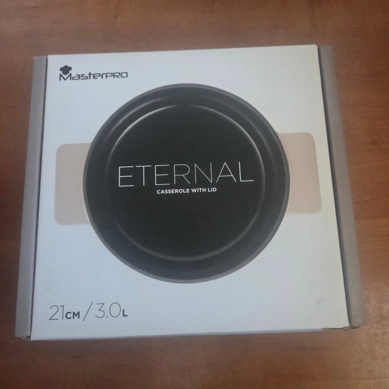 MasterPRO Eternal Braadpan met Deksel - 21cm/3.0L, Ophalen, Overige materialen, Braadpan, Met deksel