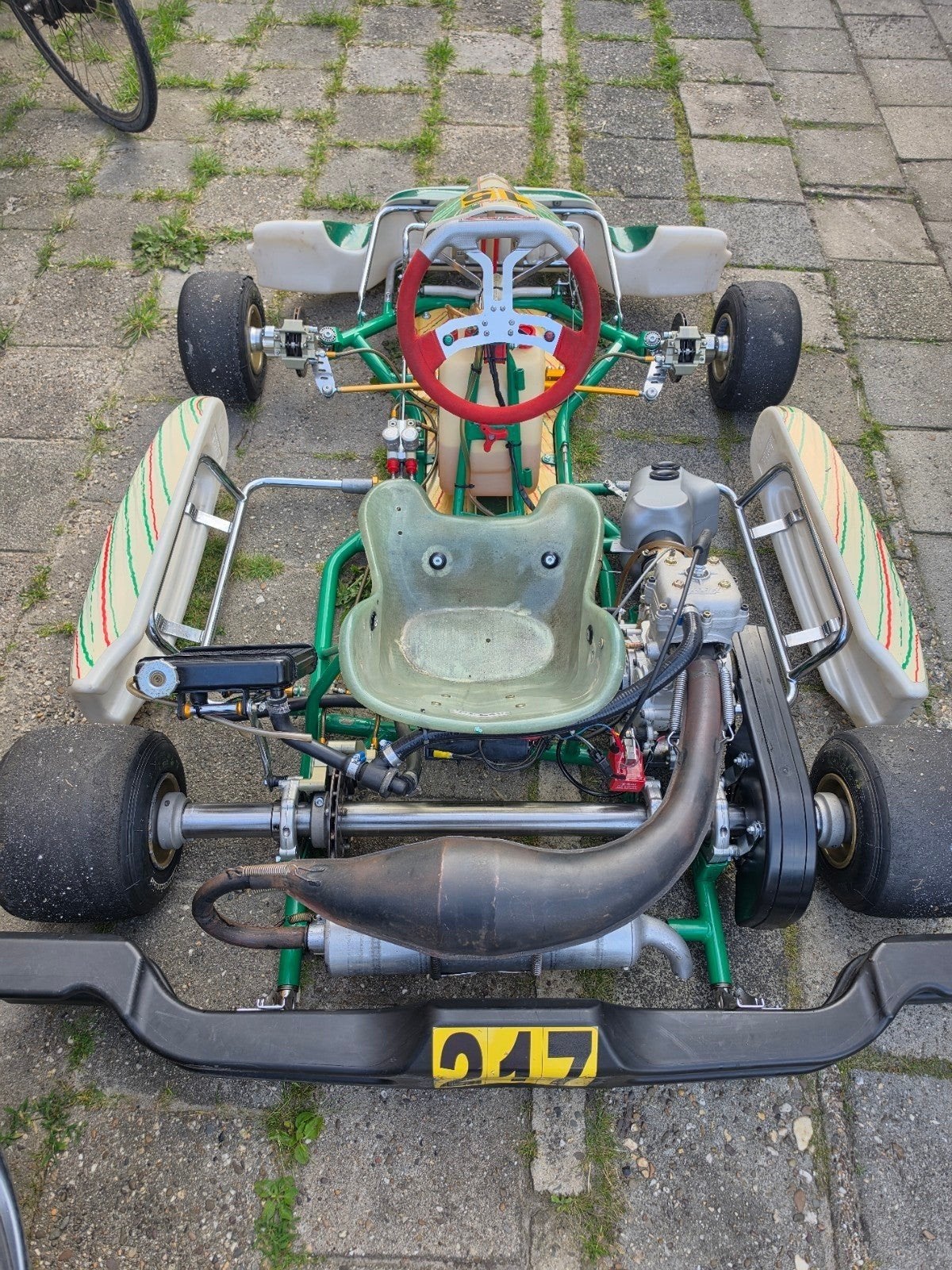 Tony kart KZ frame vortex rok, Sport en Fitness, Ophalen, Gebruikt