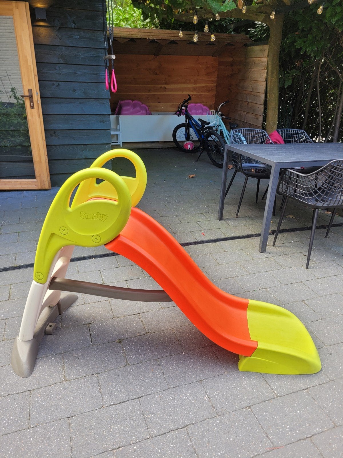 Smoby glijbaan, Kinderen en Baby's, Speelgoed | Buiten | Speeltoestellen, Ophalen, Gebruikt, Glijbaan