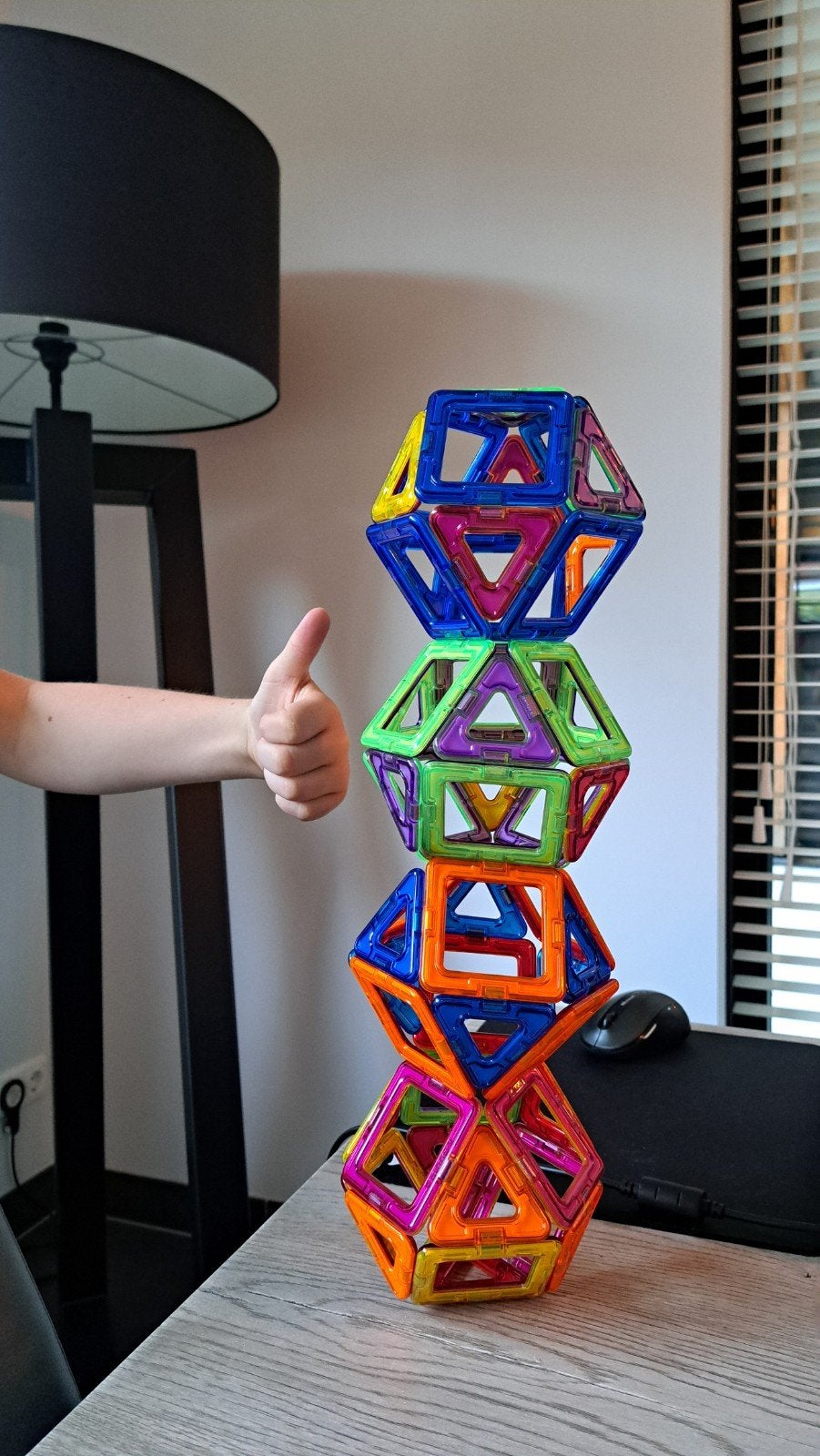 Magformers 50 pieces set met ideeënboekje, Ophalen of Verzenden, Zo goed als nieuw, Bouwen
