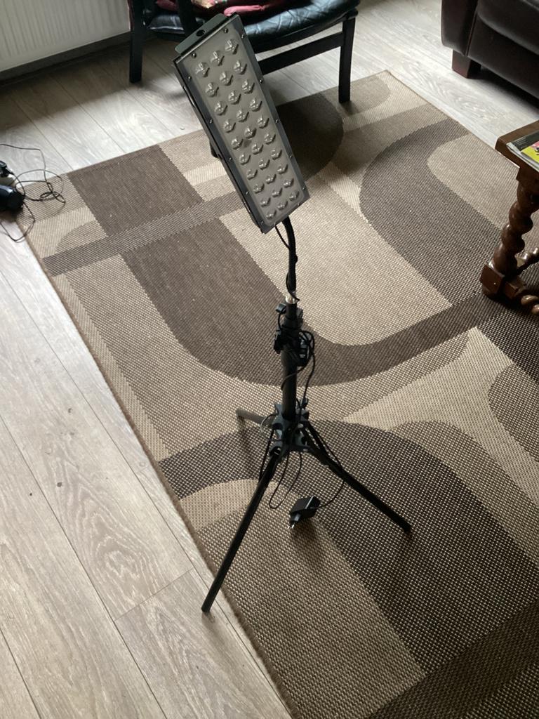 Infrarood lamp op statief roodlicht therapie, Ophalen of Verzenden, Zo goed als nieuw