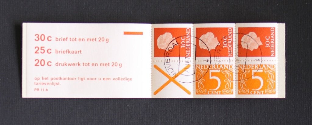 NVPH PB 11b Postzegelboekje  gestempeld, Postzegels en Munten, Postzegels | Nederland, Verzenden, Na 1940, Gestempeld