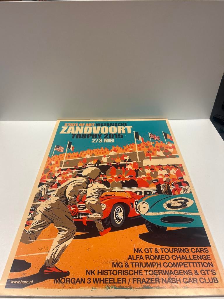 Historische Zandvoort Trophy 2015 Poster, Verzamelen, Ophalen, Zo goed als nieuw