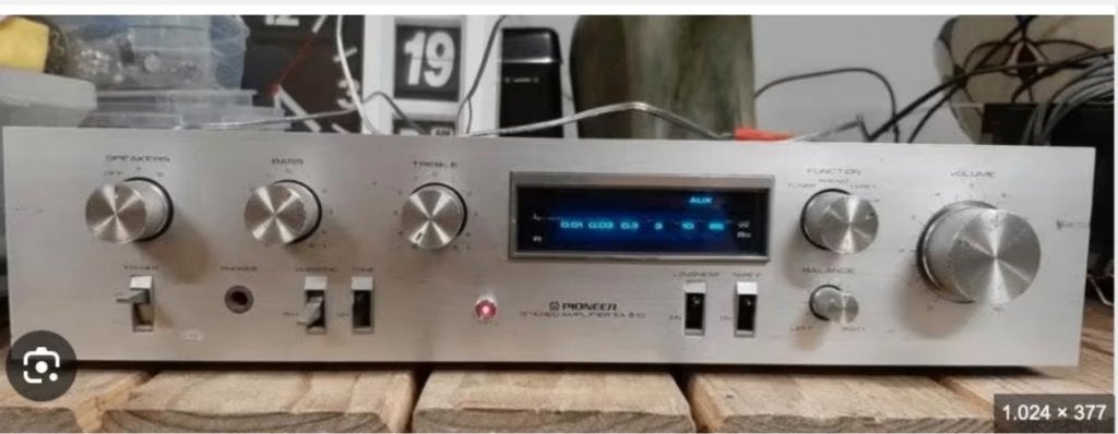 versterker Pioneer SA-610 Integrated Stereo Amplifier, ., ., 120 watt of meer, .