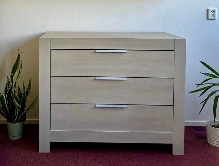 Ladekast met 3 laden, Ophalen, Gebruikt, 100 tot 150 cm, 3 of 4 laden