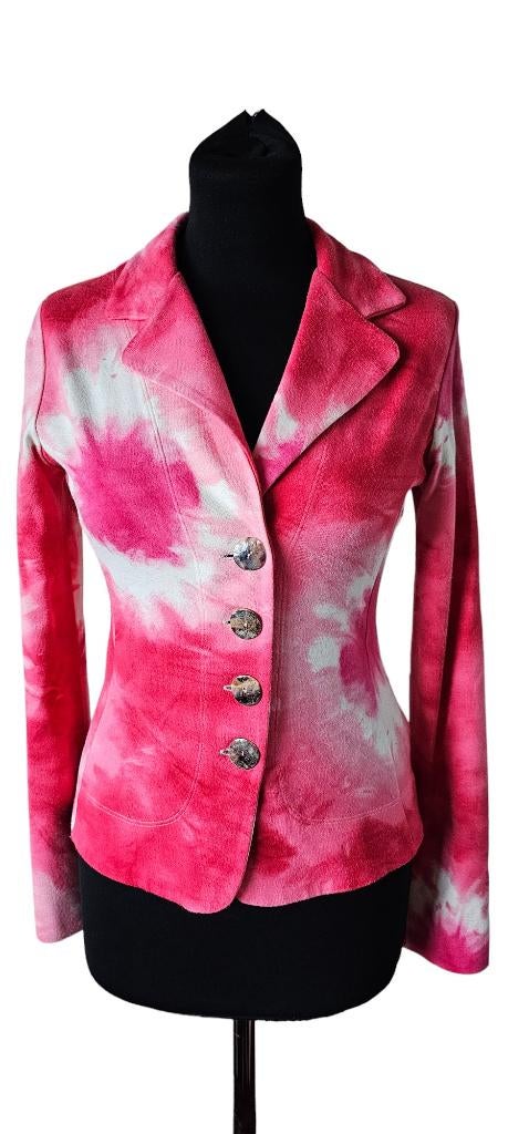 kleurrijke blazer vest van kyra&ko maat s (3524), Ophalen of Verzenden, Gedragen, Maat 36 (S)