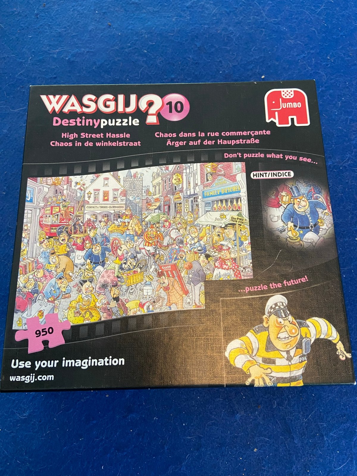 Jumbo Wasgij Destiny 10 - High Street Hassle Legpuzzel, Ophalen, 500 t/m 1500 stukjes, Gebruikt, Legpuzzel