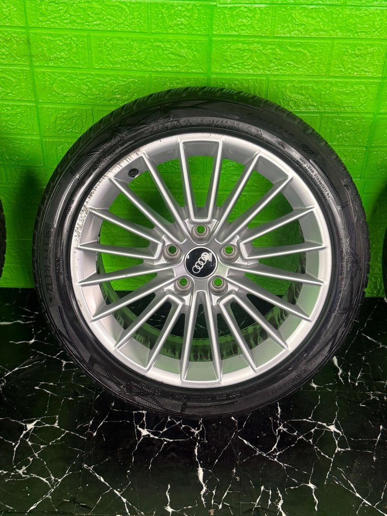 Originele Audi A3 S3 Caddy A4 velgen 17" 5x112 winterset 8Y, Niet ingevuld, Gebruikt, Banden en Velgen, Niet ingevuld