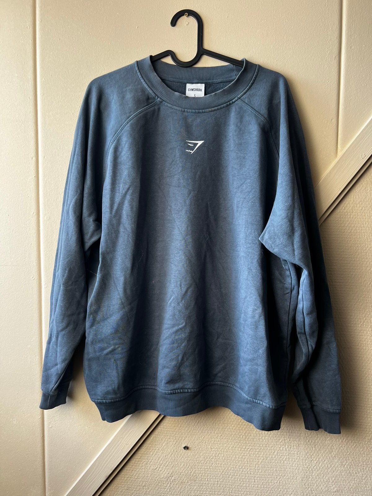 Gymshark sweater, Ophalen of Verzenden, Zo goed als nieuw, Maat 36 (S), Blauw