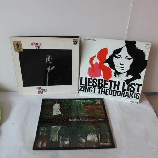 Liesbeth List Pastorale Jacques Brel vinyl LP plaat SET, Ophalen of Verzenden, Gebruikt, 12 inch, Levenslied of Smartlap