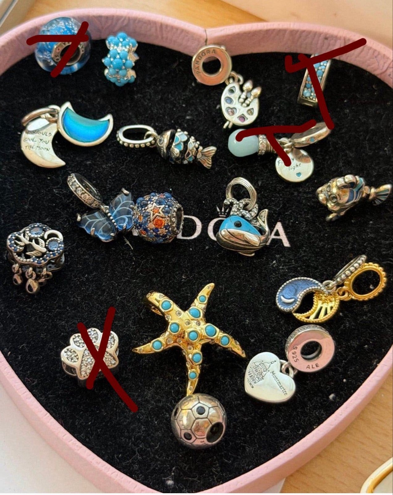 Pandora 🛑bekijk ook onze ander advertenties voor meer, Sieraden, Tassen en Uiterlijk, 4 bedels of meer, Verzenden, Gebruikt, Pandora
