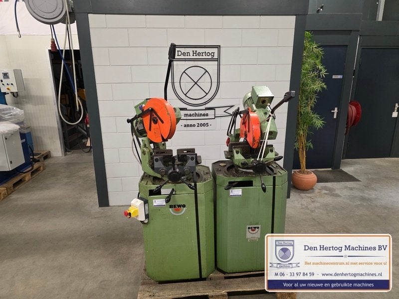 Bewo 315 LT met koeling twee snelheden 100x100mm 400V, Ophalen, Gebruikt, Bewo, Afkortzaag